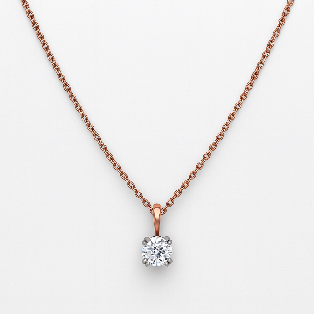 Eternal Spark Solitaire Pendant