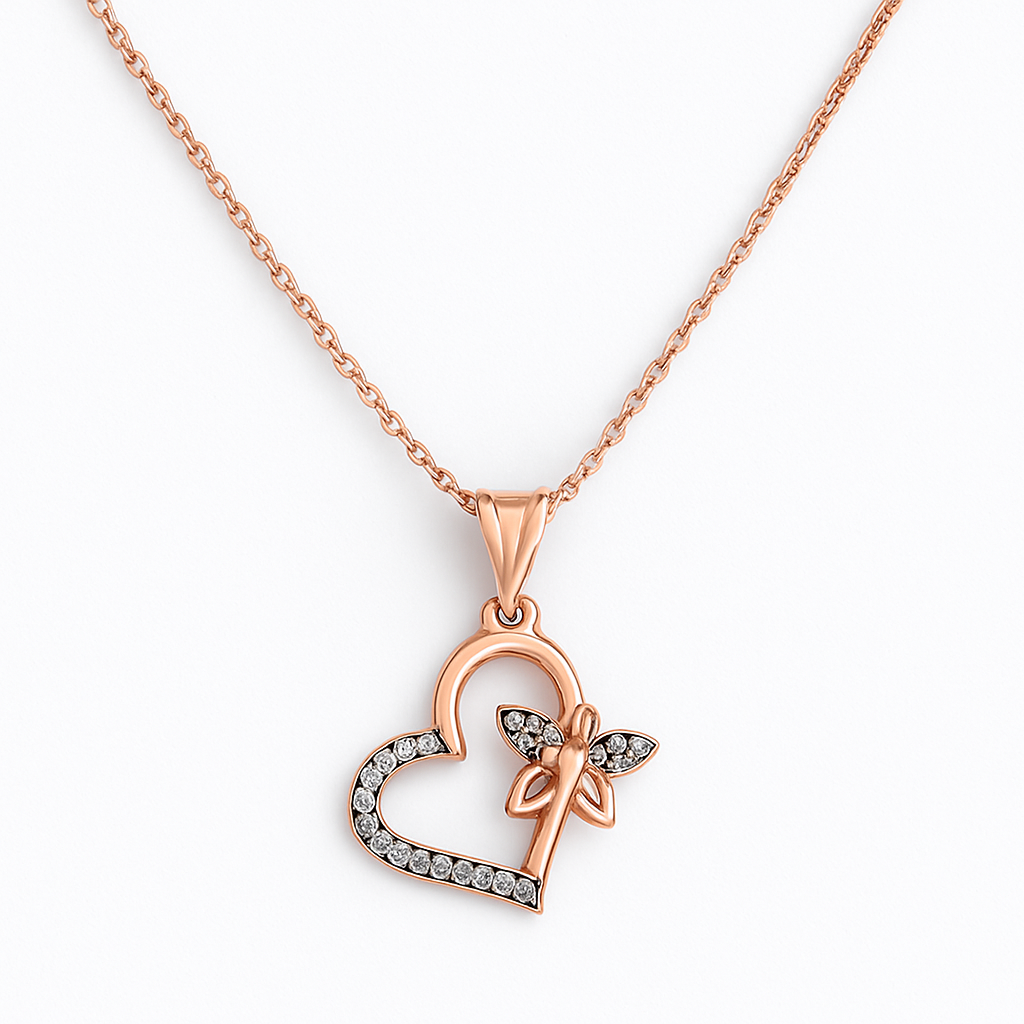 Enchanted Heart Fairy Pendant