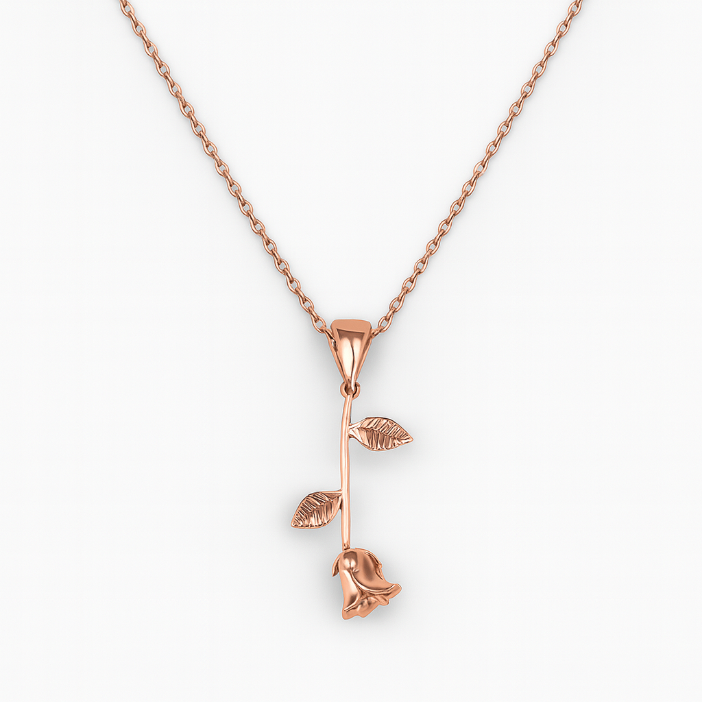 Eternal Rose Bloom Pendant