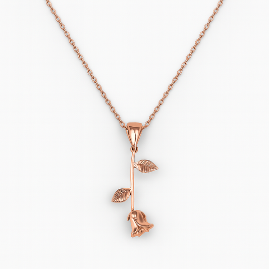 Eternal Rose Bloom Pendant