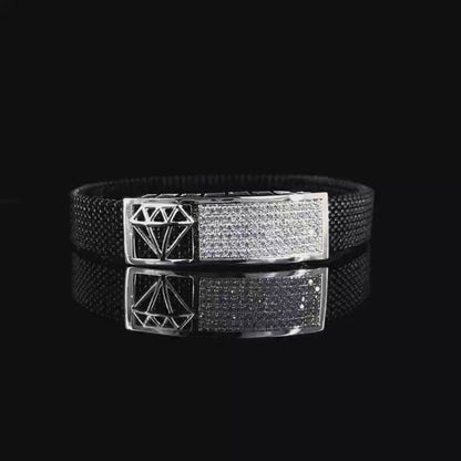 Diamond Accents Luxe Silver Bracelet