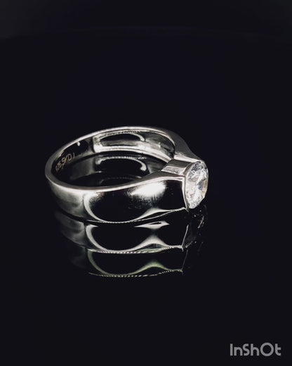 Bold Vision Solitaire Ring