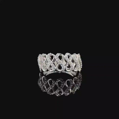 Infinity Bonding Elegant Pandora Silver Ring for Women