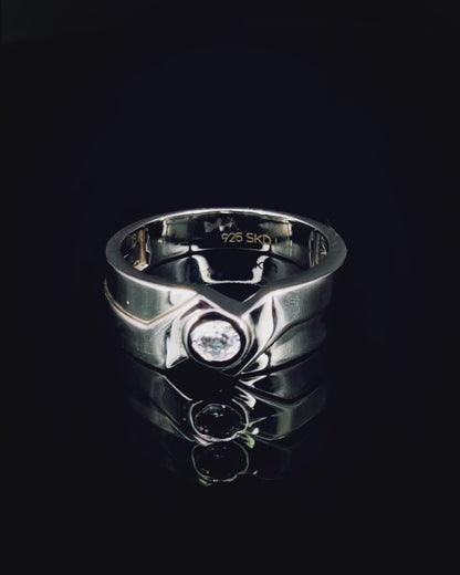 Valor Crest Silver Ring
