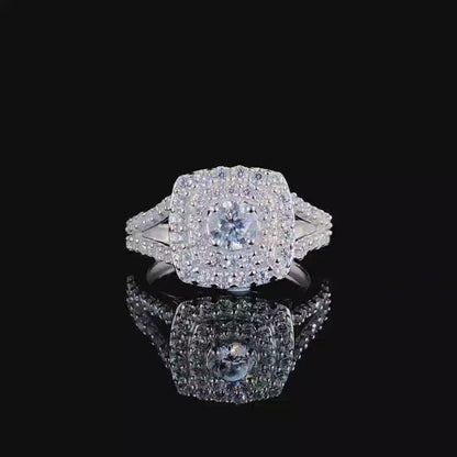 Stellar Radiance Luxe Silver Ring