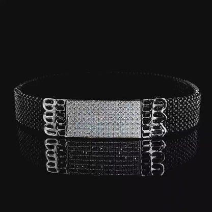 Silver Stylish Bold Bracelet for Men