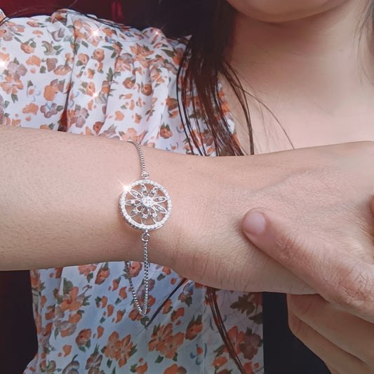 Celestial Bloom Charm Bracelet