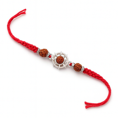 Rudraksha Chakra Protection Rakhi