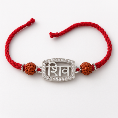 Shivaya Rudraksha Blessings Rakhi