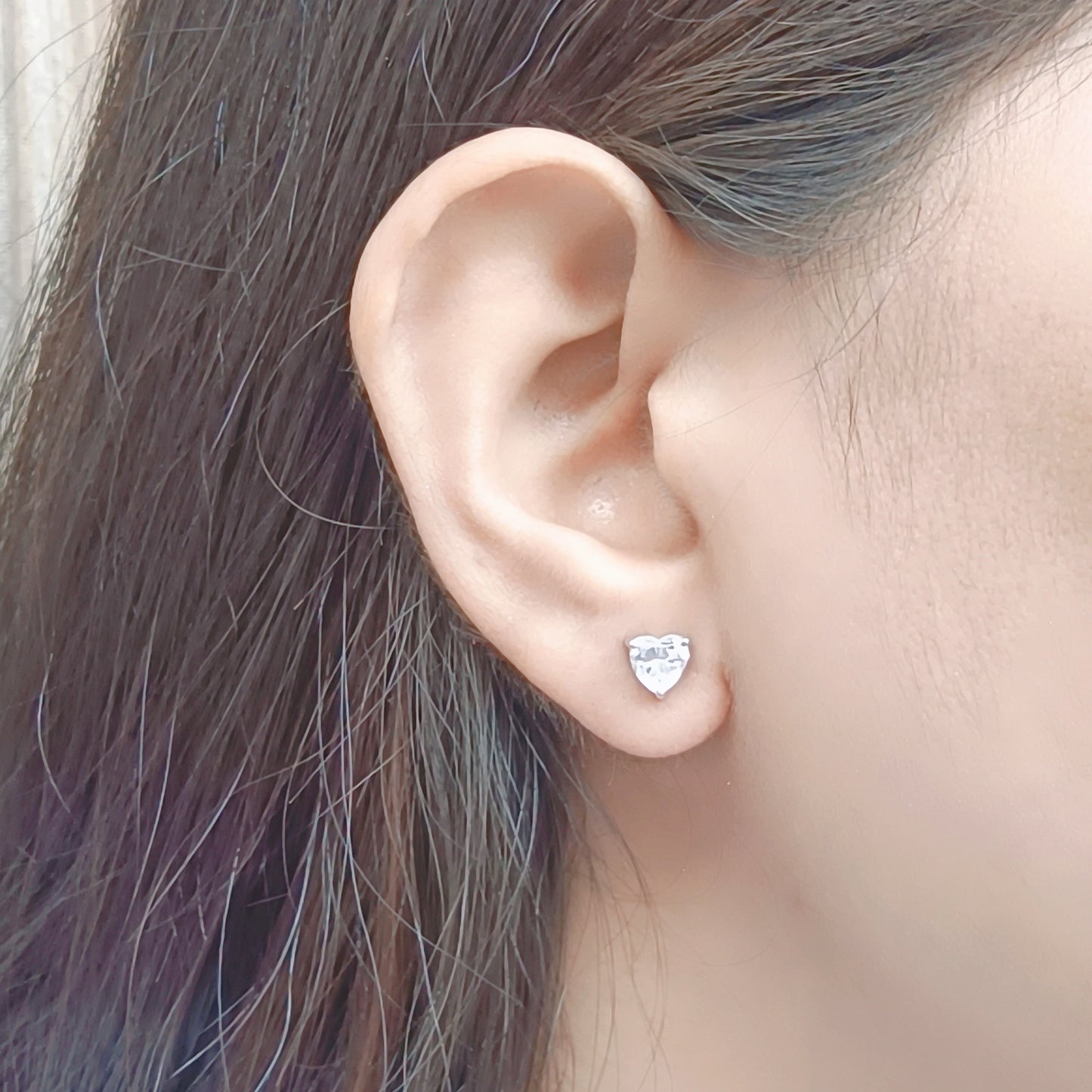 Heart On Loop Necklace Set