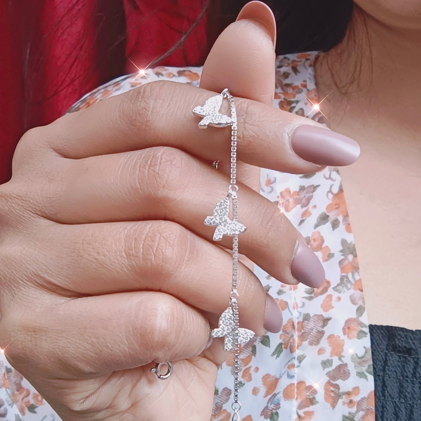 Flutter Charm Butterfly Bracelet