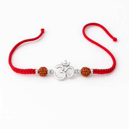 Divine Om Rudraksha Rakhi